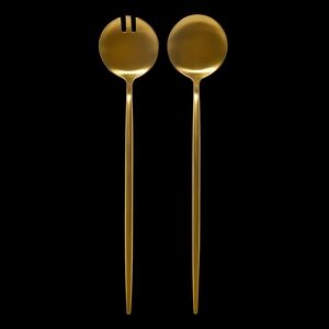 Elegant Gold Salad Servers